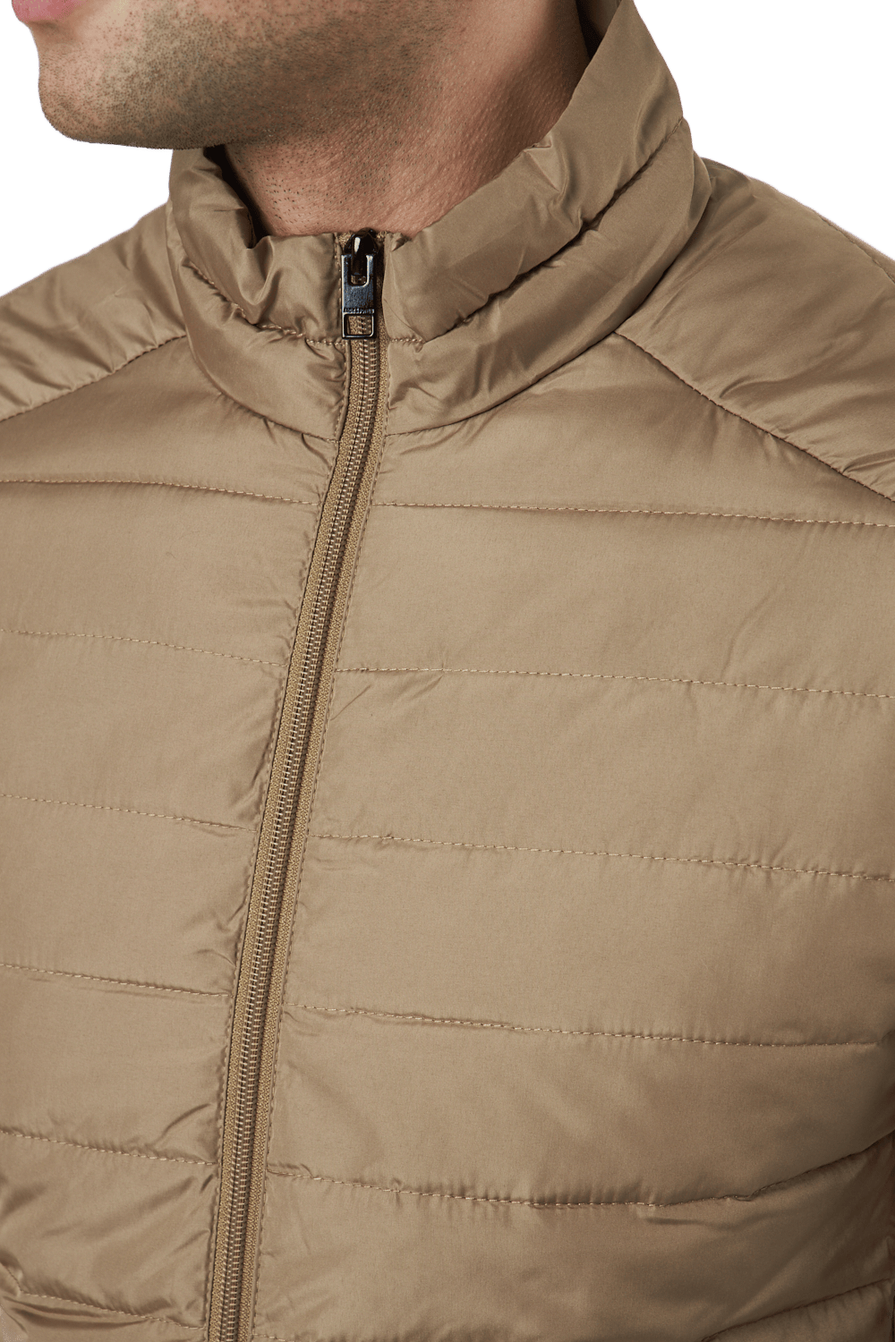 Jjeace Spring Puffer Collar Sn Elmwood - Bild 4