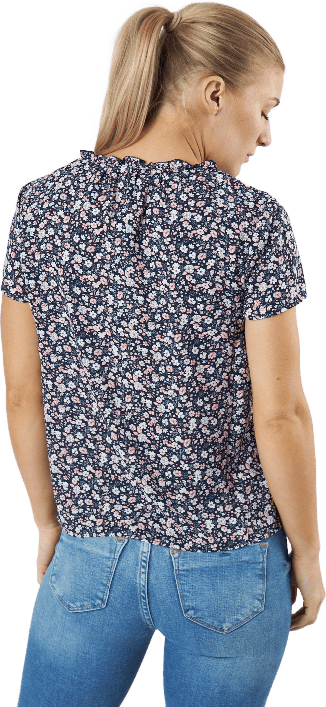 Onlsonja Life S/s V-neck Top N Night Sky - Bild 3