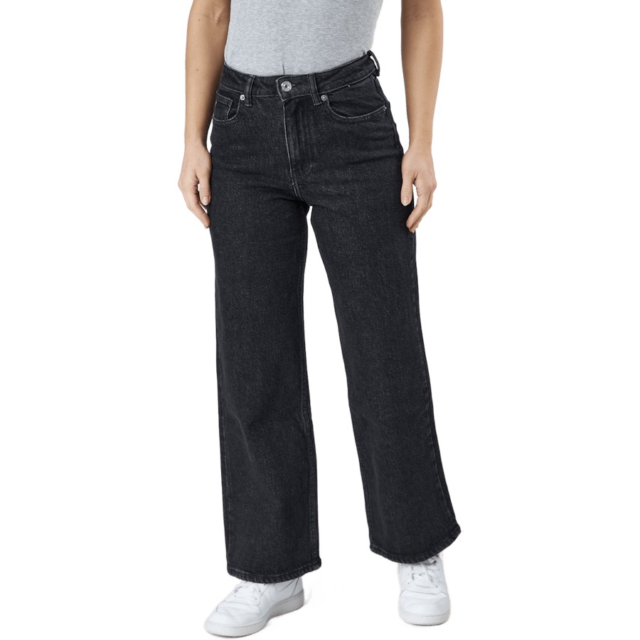 Onljuicy Hw Wide Leg Rea244 No Black Denim