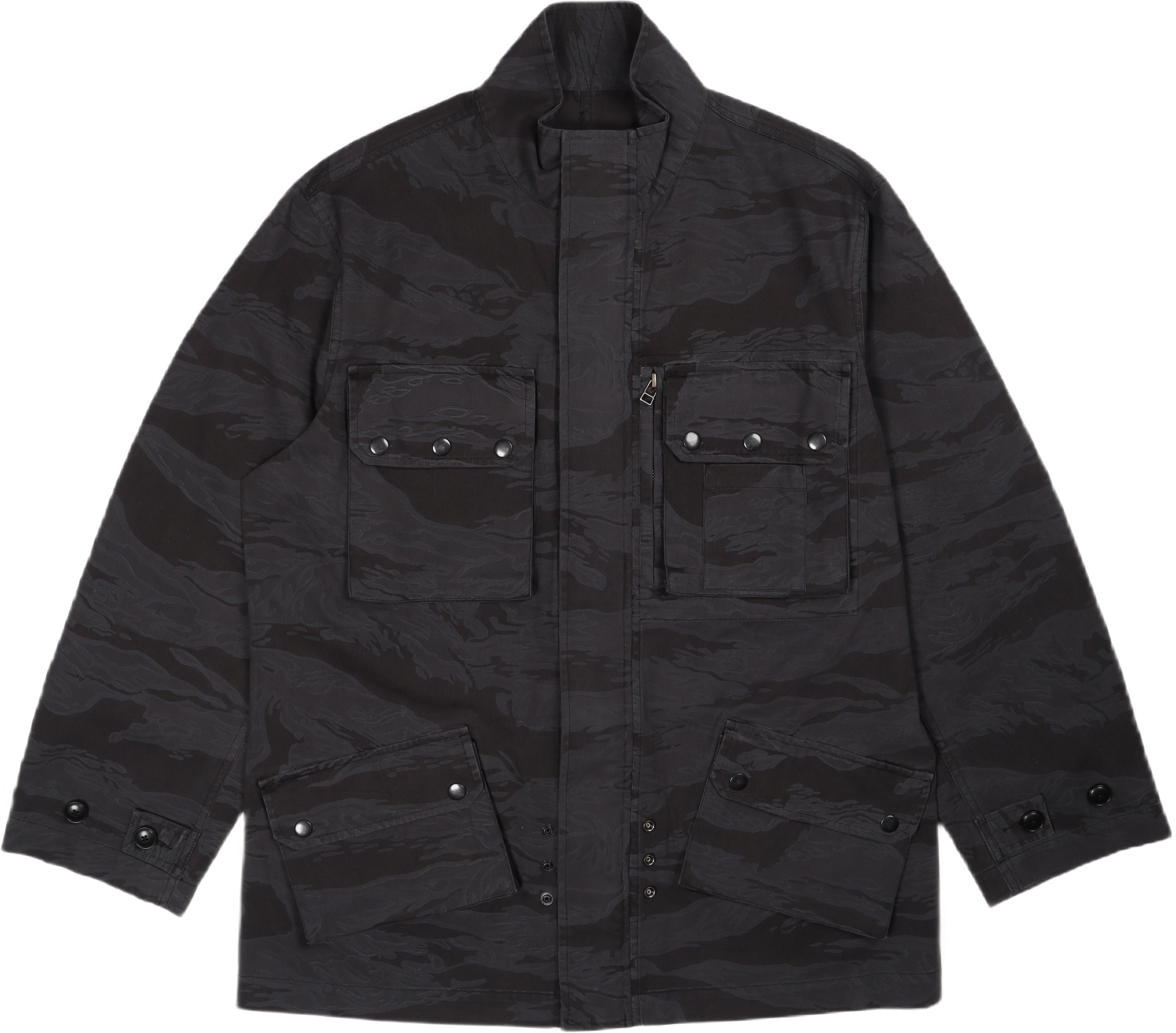 Camo Paratrooper Jacket Cotton Subdued Night Tigerstripe