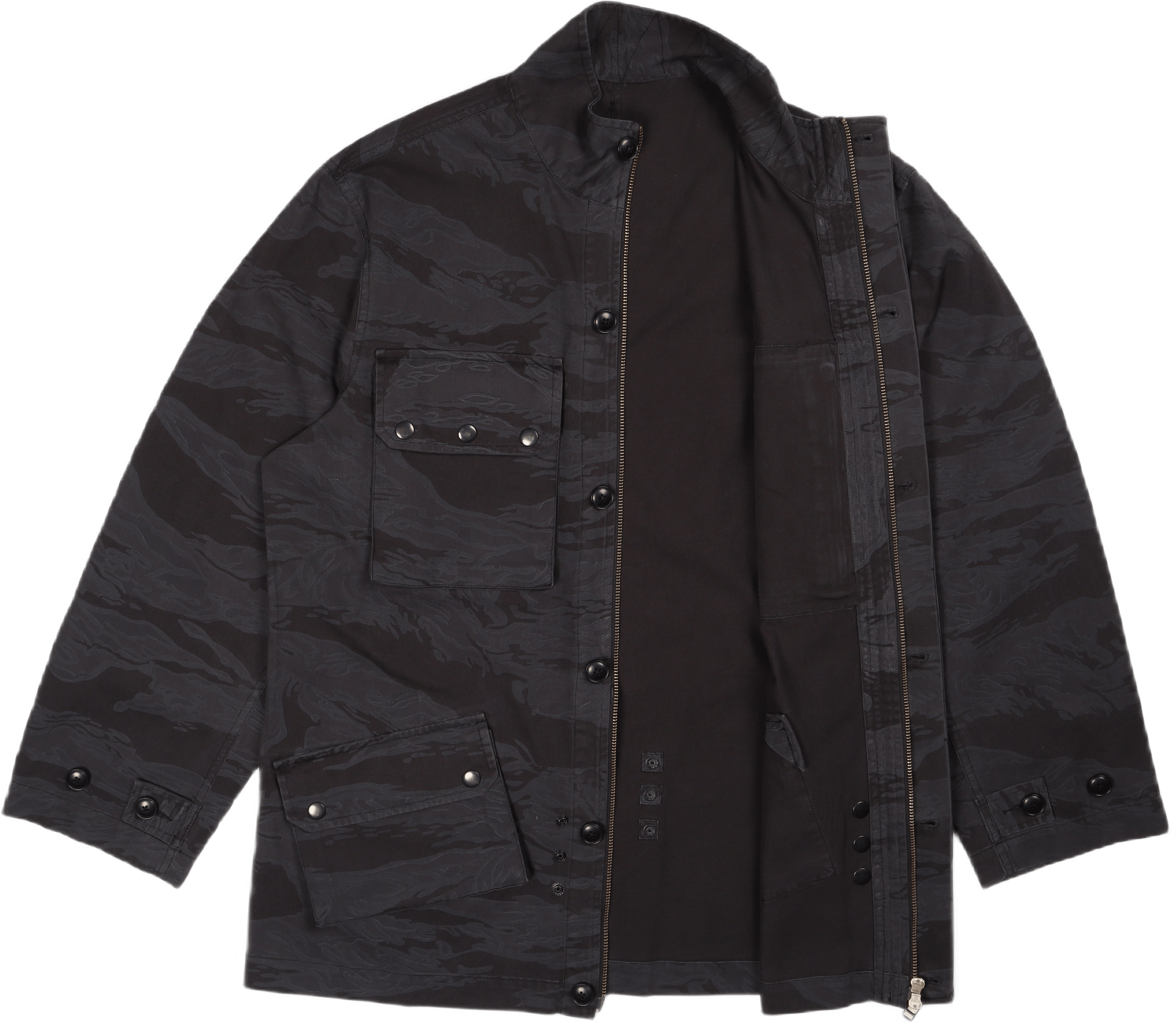 Camo Paratrooper Jacket Cotton Subdued Night Tigerstripe - Bild 4