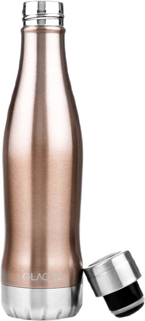 Rose Gold 400ml, Unisex, Utrustning, flaskor och flaskor, Silver, ONESIZE