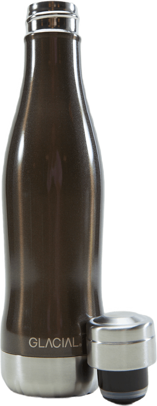 Black Metallic 400ml, Unisex, Equipment, bottles & flasks, Brown, ONESIZE