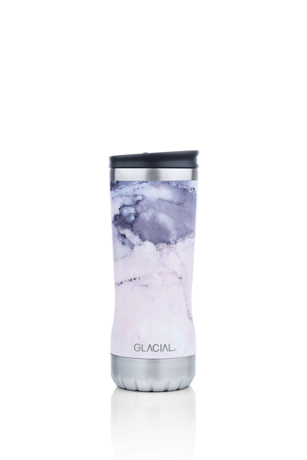 Tumbler Pink Marble 350ml, Unisex, Ausrüstung, Flaschen & Fläschchen, Lila, ONESIZE
