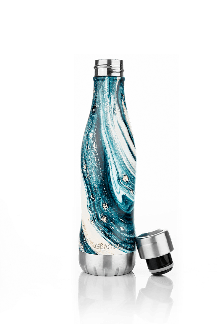 Indigo Marble 400ml, Unisex, Equipment, bottles & flasks, multi color, ONESIZE