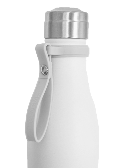 Bottle Handle Light Grey, Unisex, Attrezzature, bottiglie e boccette, Bianca, ONESIZE