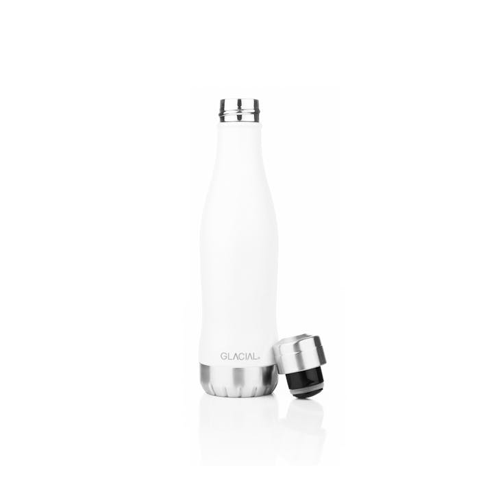 Matte White 400ml, Unisex, Equipment, bottles & flasks, White, ONESIZE