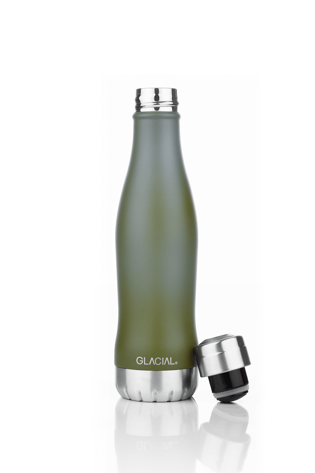 Matte Forest Green 400ml, Unisex, Equipment, bottles & flasks, Green, ONESIZE