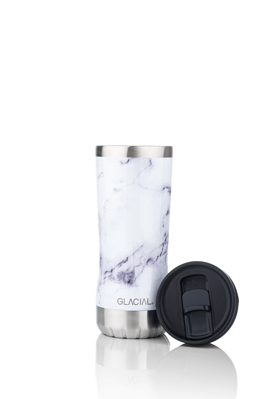 Tumbler White Marble 350ml, Unisex, Ausrüstung, Flaschen & Fläschchen, Schwarz, ONESIZE