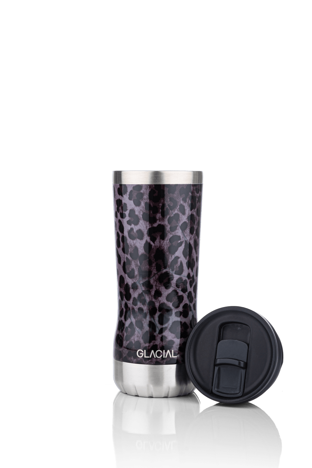 Tumbler Black Leopard 350ml, Unisex, Equipment, Protective gear, Black, ONESIZE