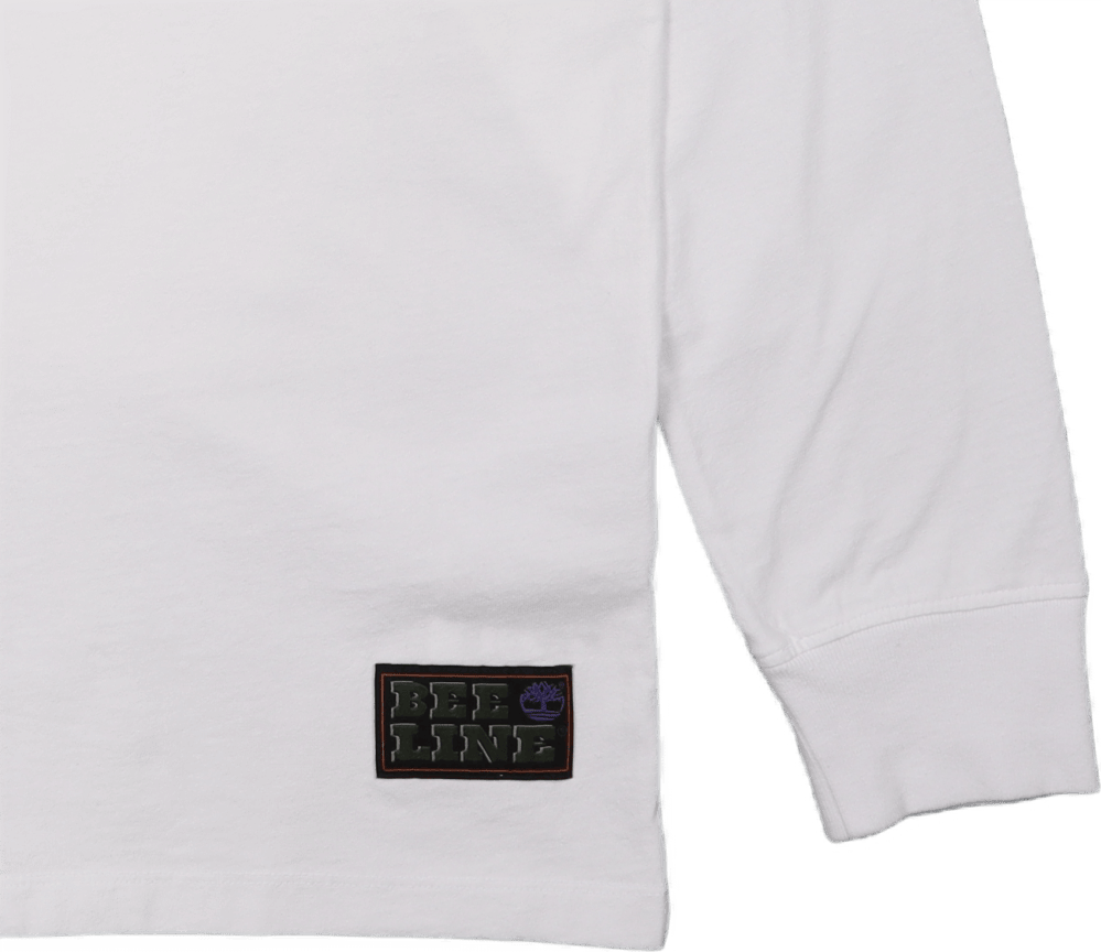 Beel Ls Tee White White - Bild 3