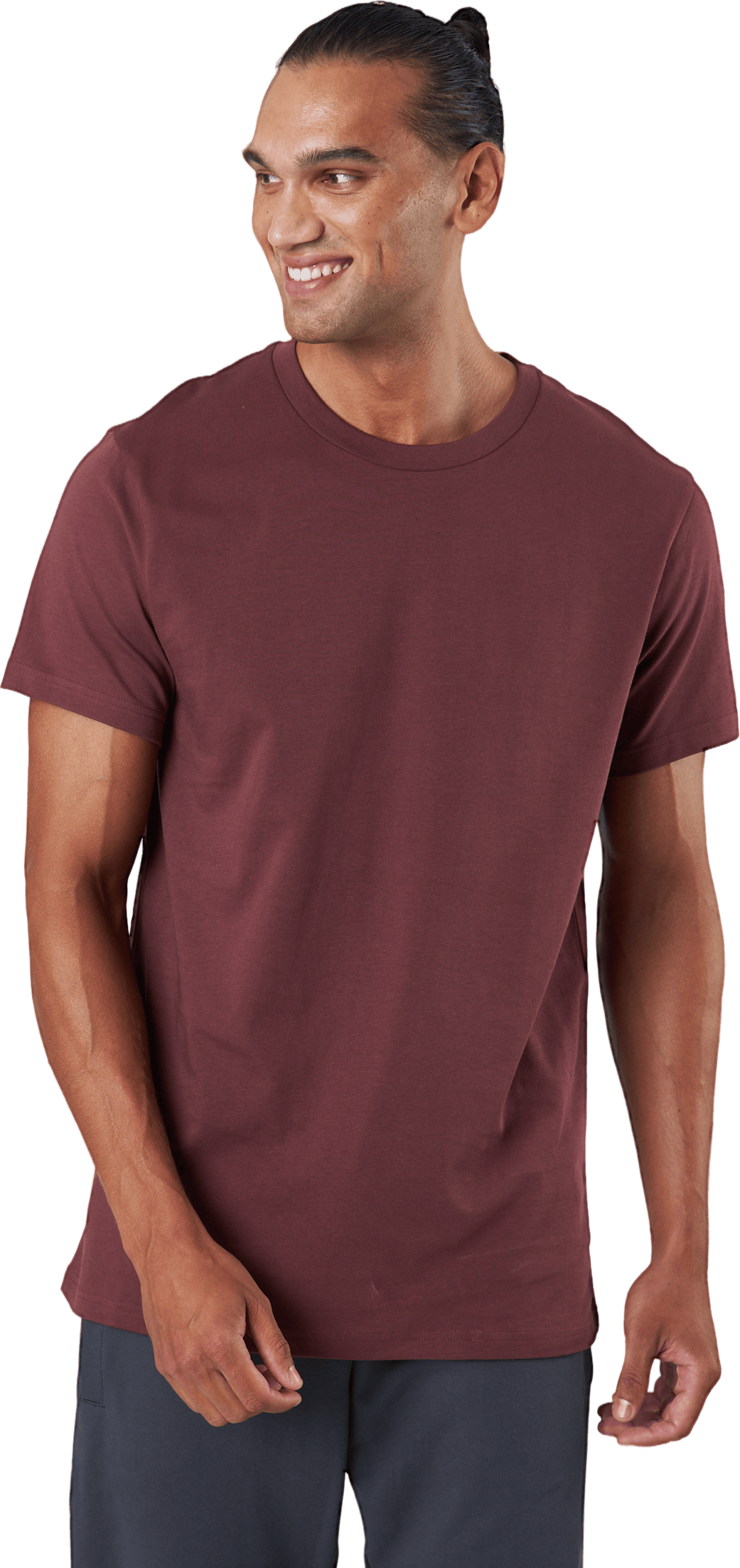 Crew Neck Regular Burgundy