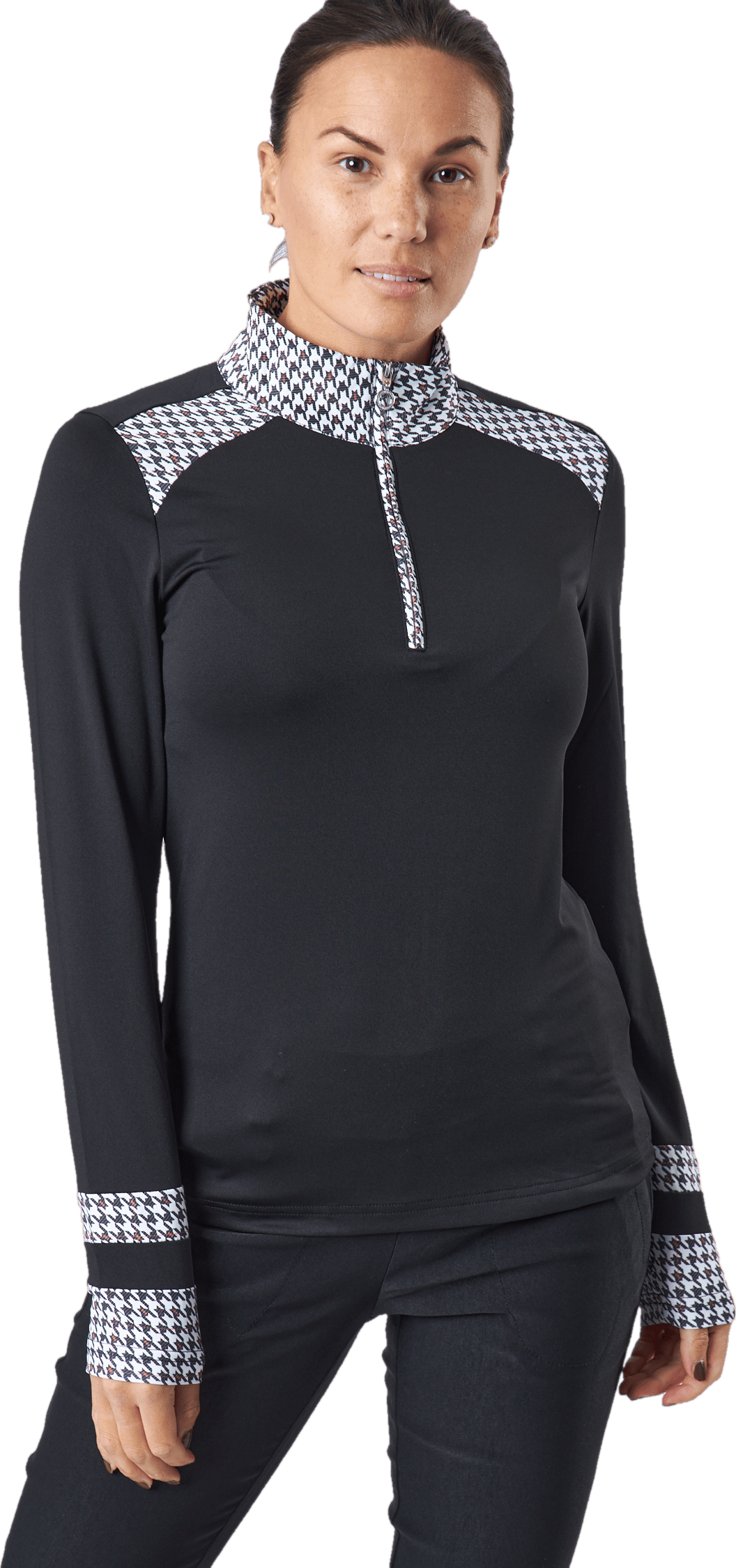 Salma Half Neck Black