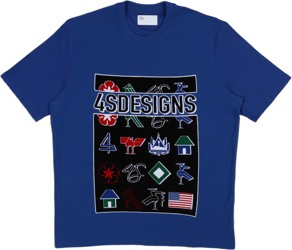 Wide Shirt S/s Jacquard Multi