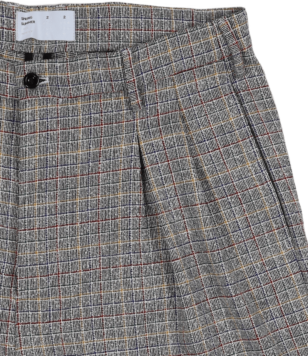 Two Pleat Short Black/multi Ch - Bild 2