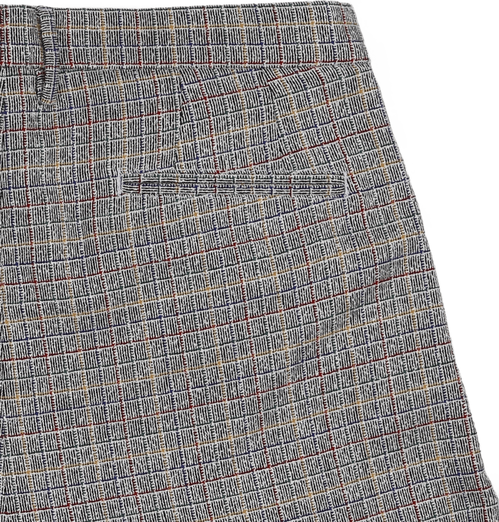 Two Pleat Short Black/multi Ch - Bild 4