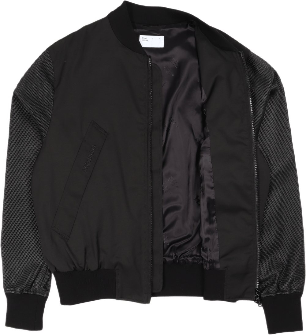 4sd Bomber W/p.leather Sleeves - Bild 4