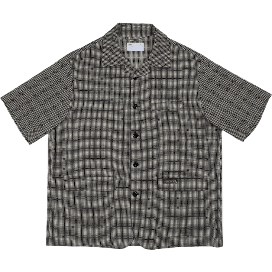 S/s Shirt Blazer Blk/wht Tubic