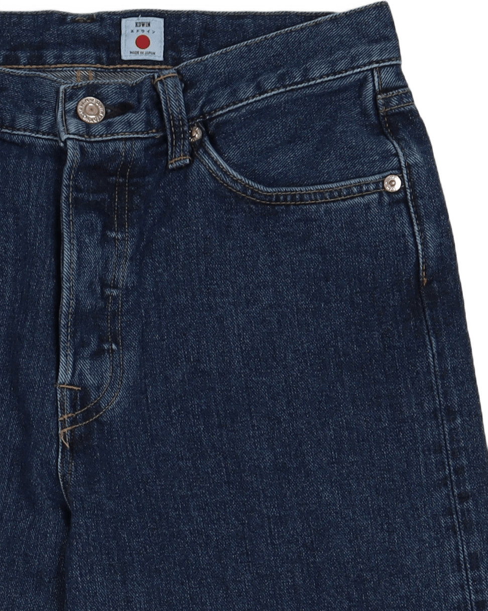 Loose Tapered Yoshiko Left Hand Denim, 12.6oz, Blue Akira wash - Bild 2