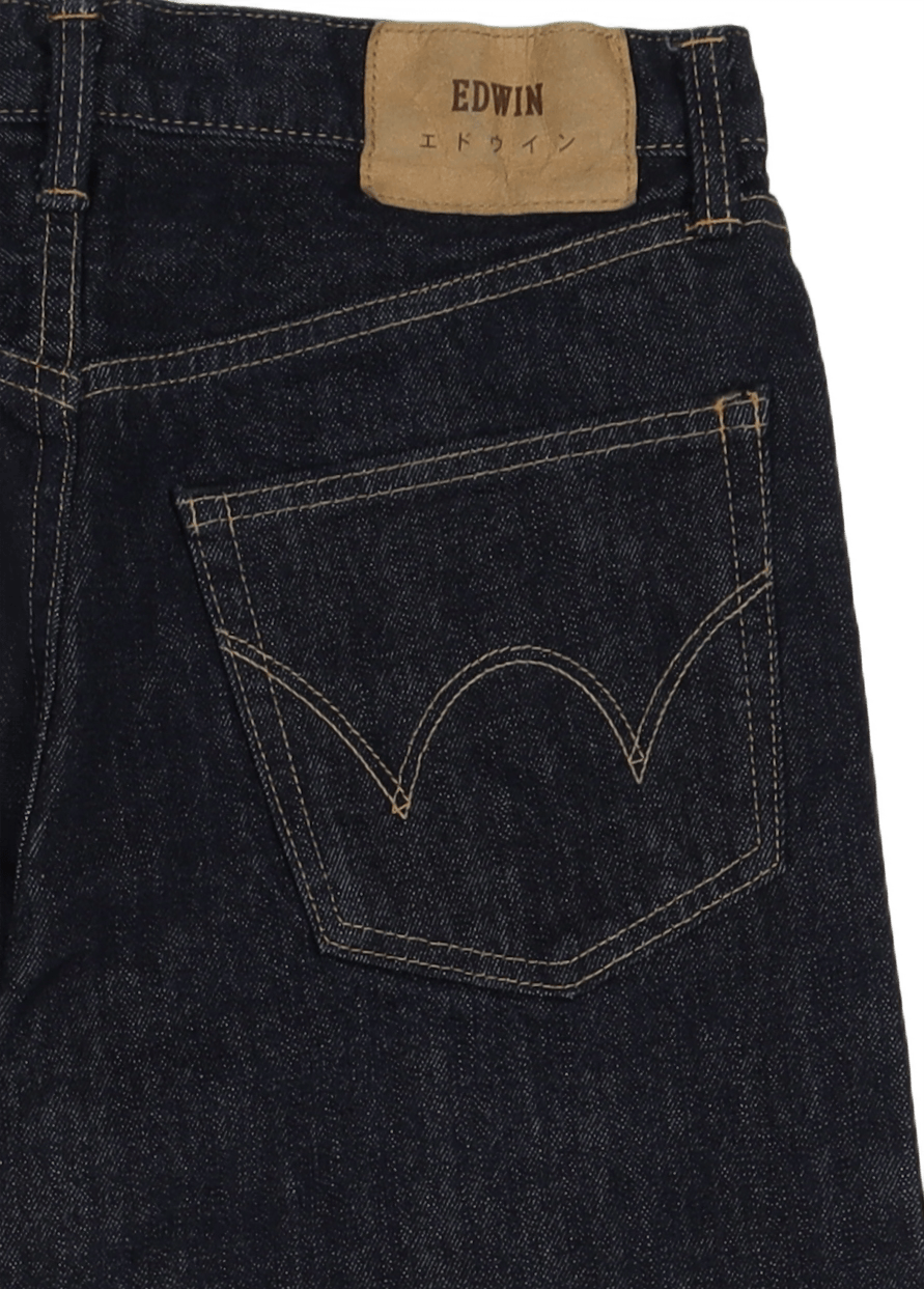 Loose Tapered Kurabo, Recycle Denim, Red Selvage, 14oz, Blue Rinsed - Bild 4
