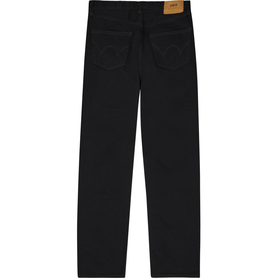 Loose Straight Kaihara, Right Hand Black Denim, 13oz, Black Unwashed - Bild 2