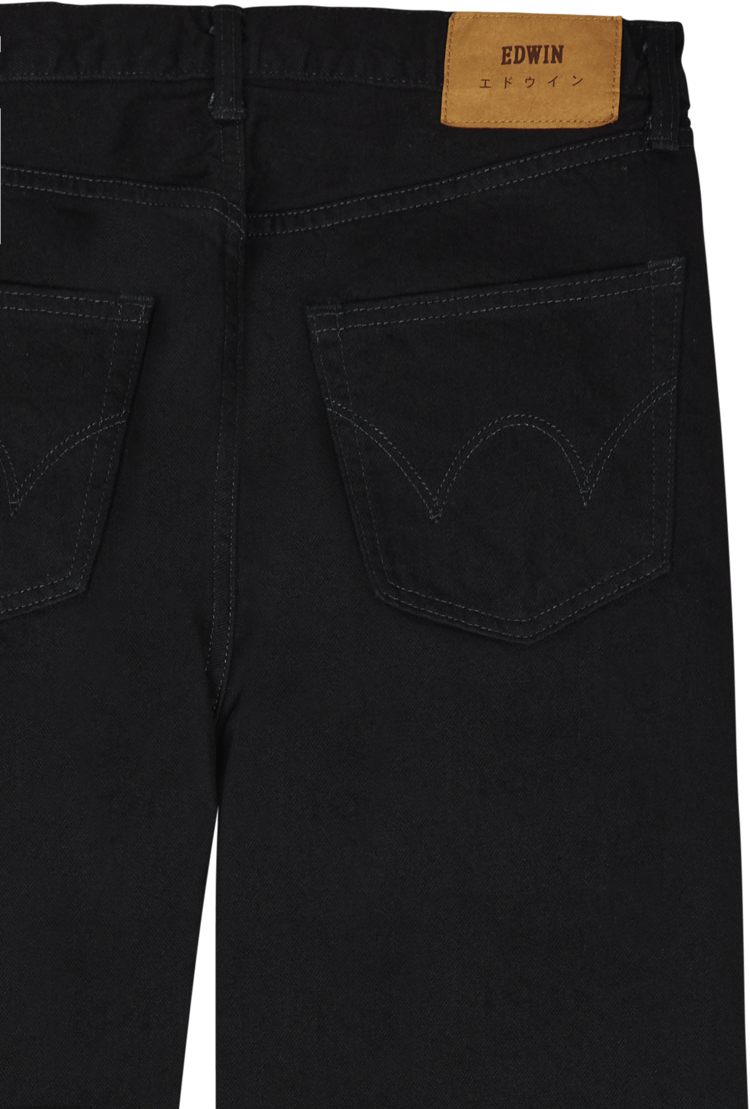 Loose Straight Kaihara, Right Hand Black Denim, 13oz, Black Unwashed - Bild 4