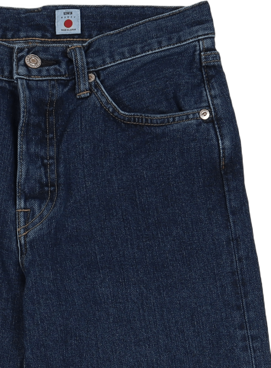 Loose Straight Yoshiko Left Hand Denim, 12.6oz, Blue Akira wash - Bild 2