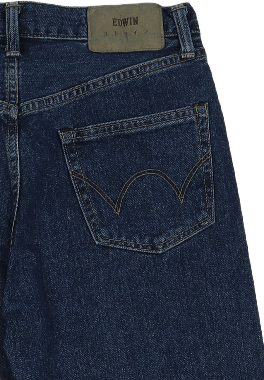 Loose Straight Yoshiko Left Hand Denim, 12.6oz, Blue Akira wash - Bild 4