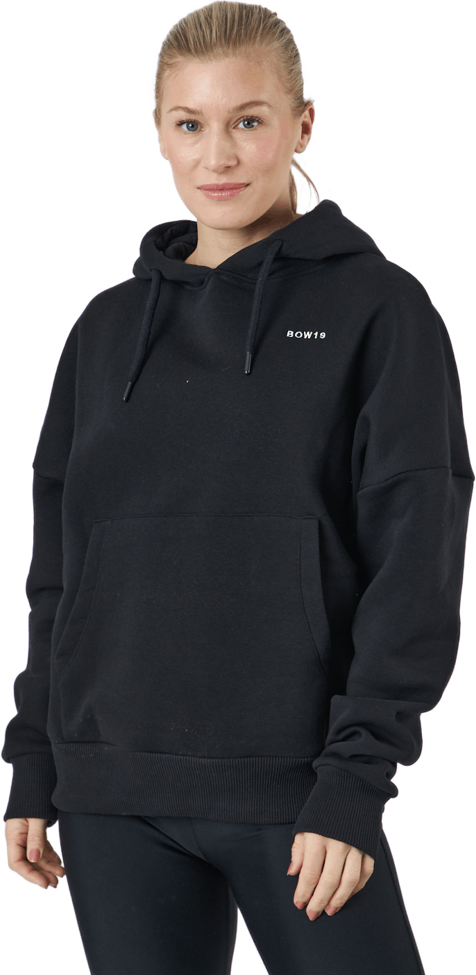 Bowie Hoodie Black, Female, Apparels, Shirts, Padel, Black, L