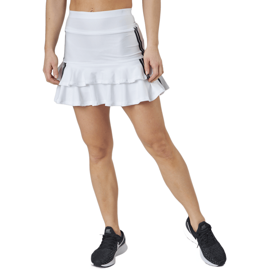 Frida Frill Skirt White