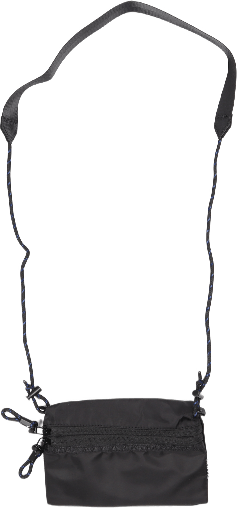 Sacoche Premium Nylon Black Blue, Unisex, Apparatuur, tassen & rugzakken, Zwart, S