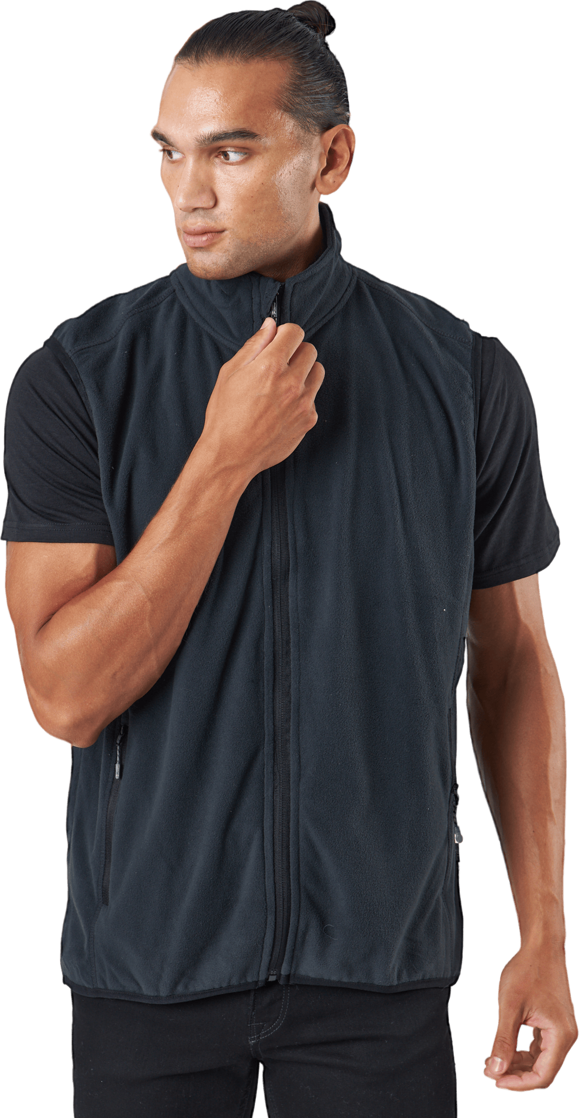 Pescara Fleece Vest Black