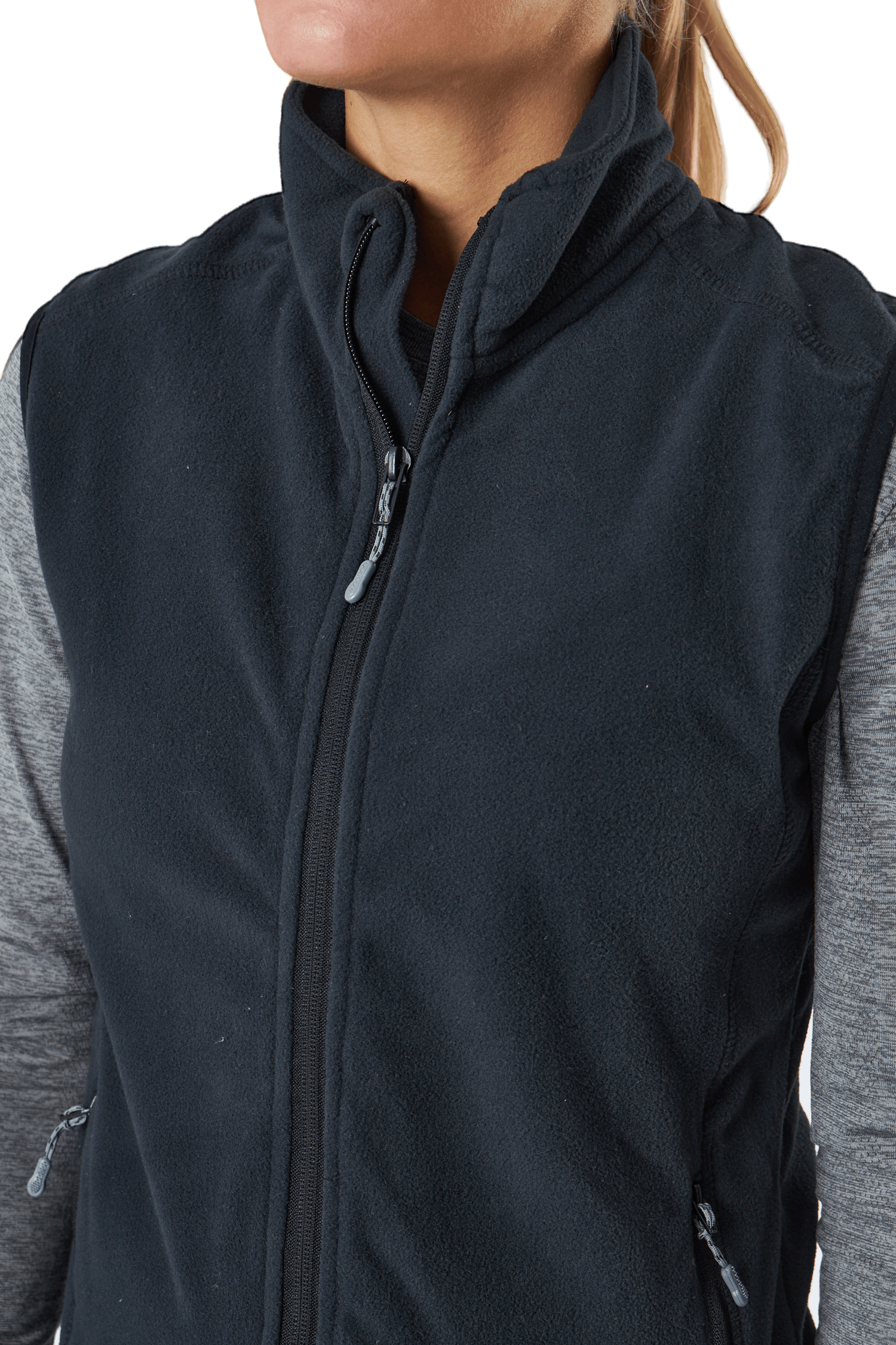 Pescara Fleece Vest Black - Bild 4