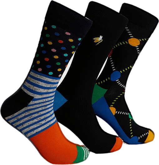 3-pack Classic Socks Gift Set 9300, Male, Odzież, Skarpety, 41-46