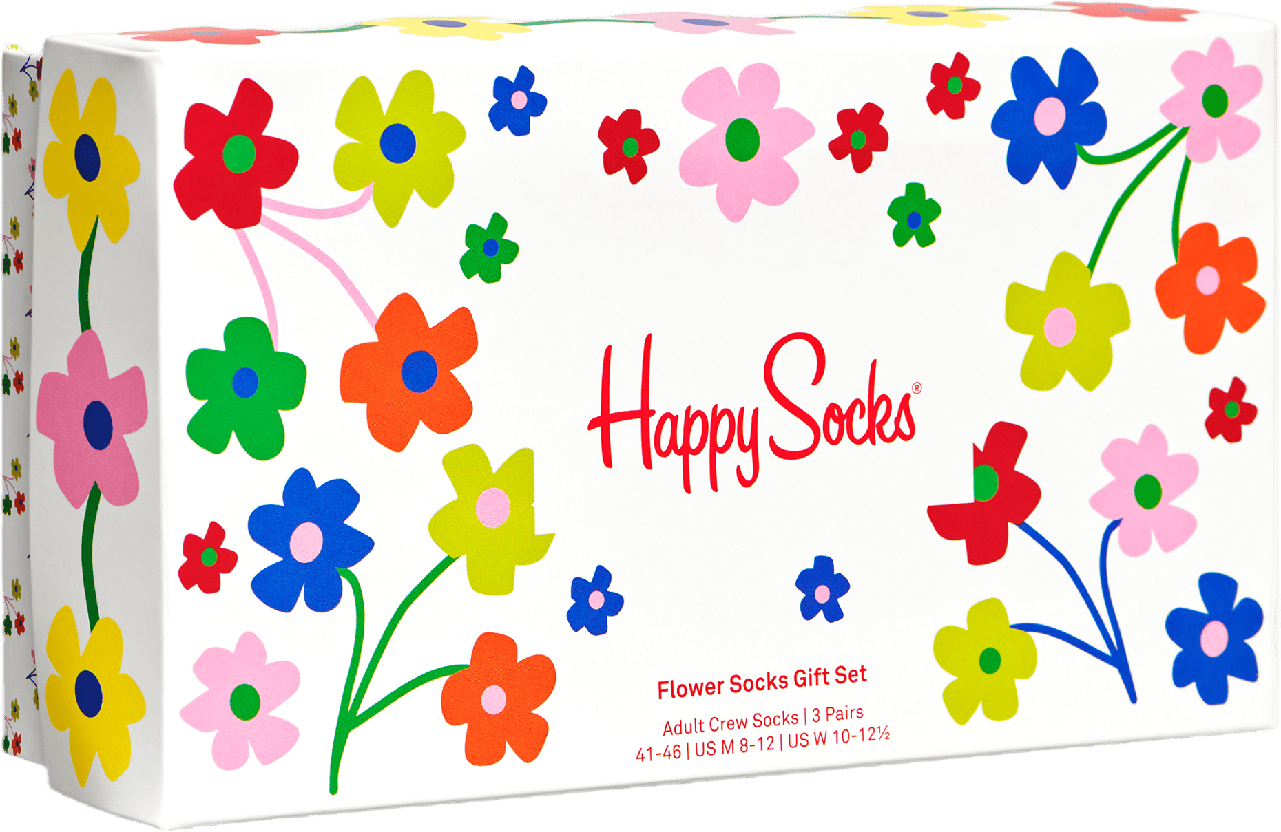 3-pack Flower Socks Gift Set 3300, Unisex, Abbigliamento, Calzini, Multi colore, 36-40