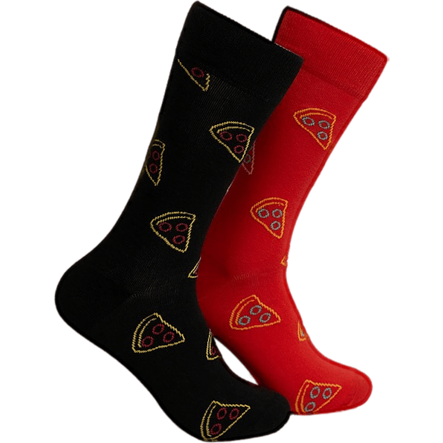 2-pack Pizza Socks Gift Set 200