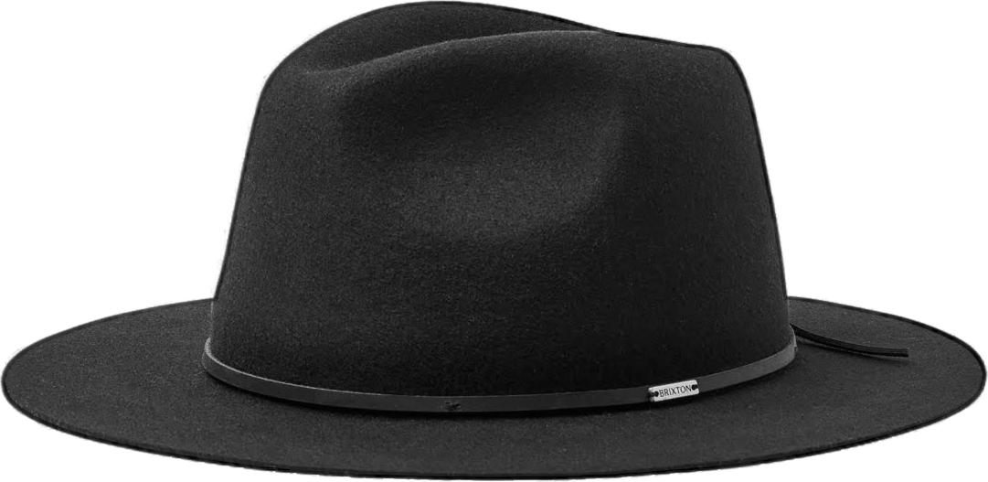 Wesley Fedora Black, Unisex, Vaatteet, Hatut ja lippalakit, Musta, XS