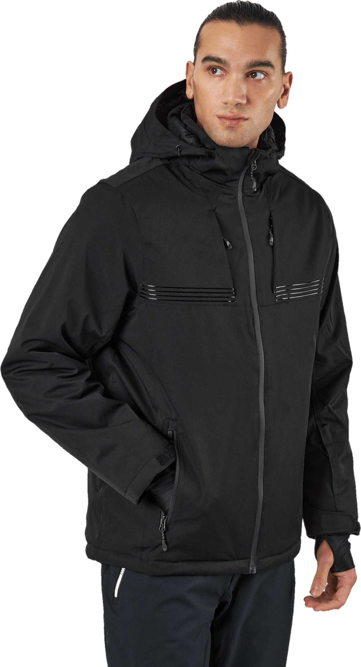 Jesper M 4-way Stretch Ski Jac Black - Bild 2