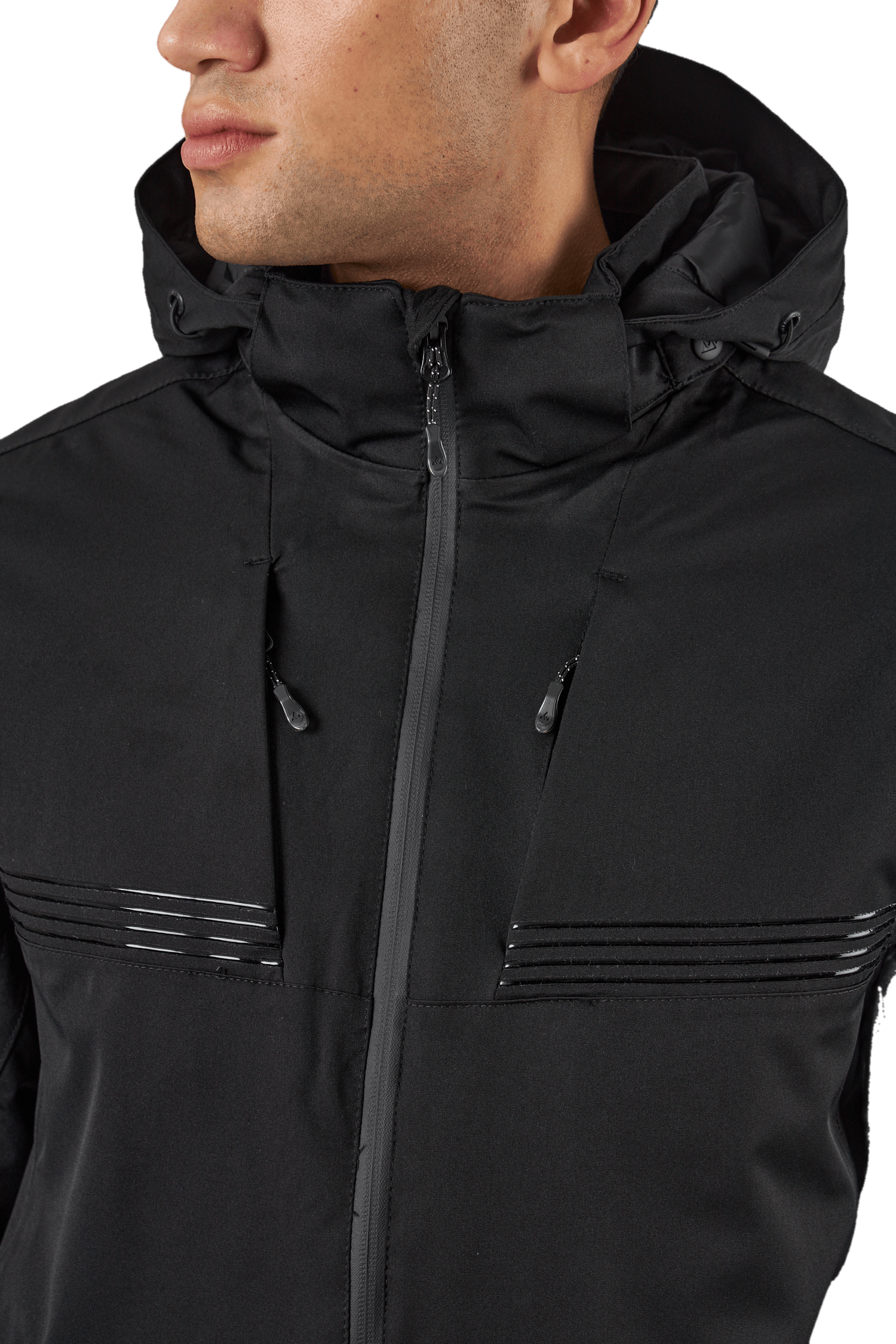 Jesper M 4-way Stretch Ski Jac Black - Bild 4