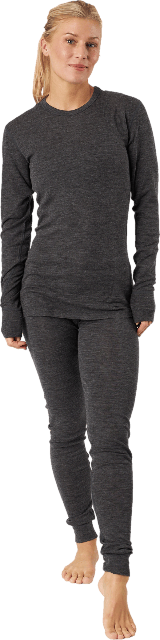 Melroy W Merino Wool Baselayer Black, Female, Apparels, base layers, 36