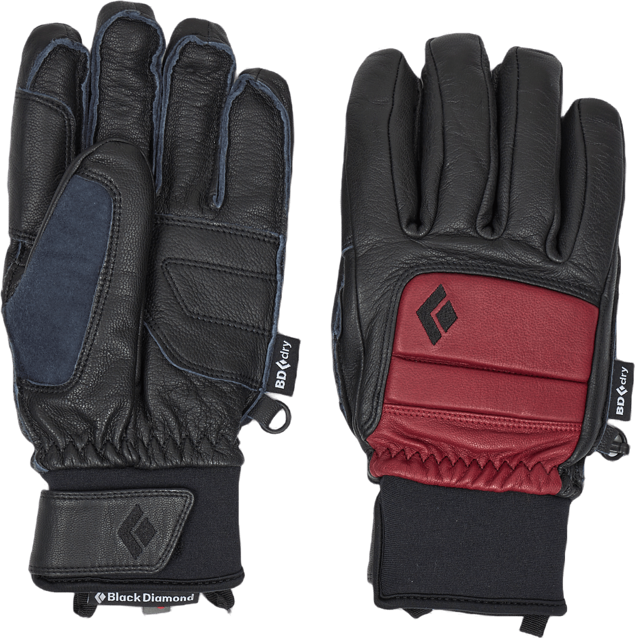Spark Gloves Dark Crimson, Male, Odevy, čiapky a čiapky, Alpské športy, M