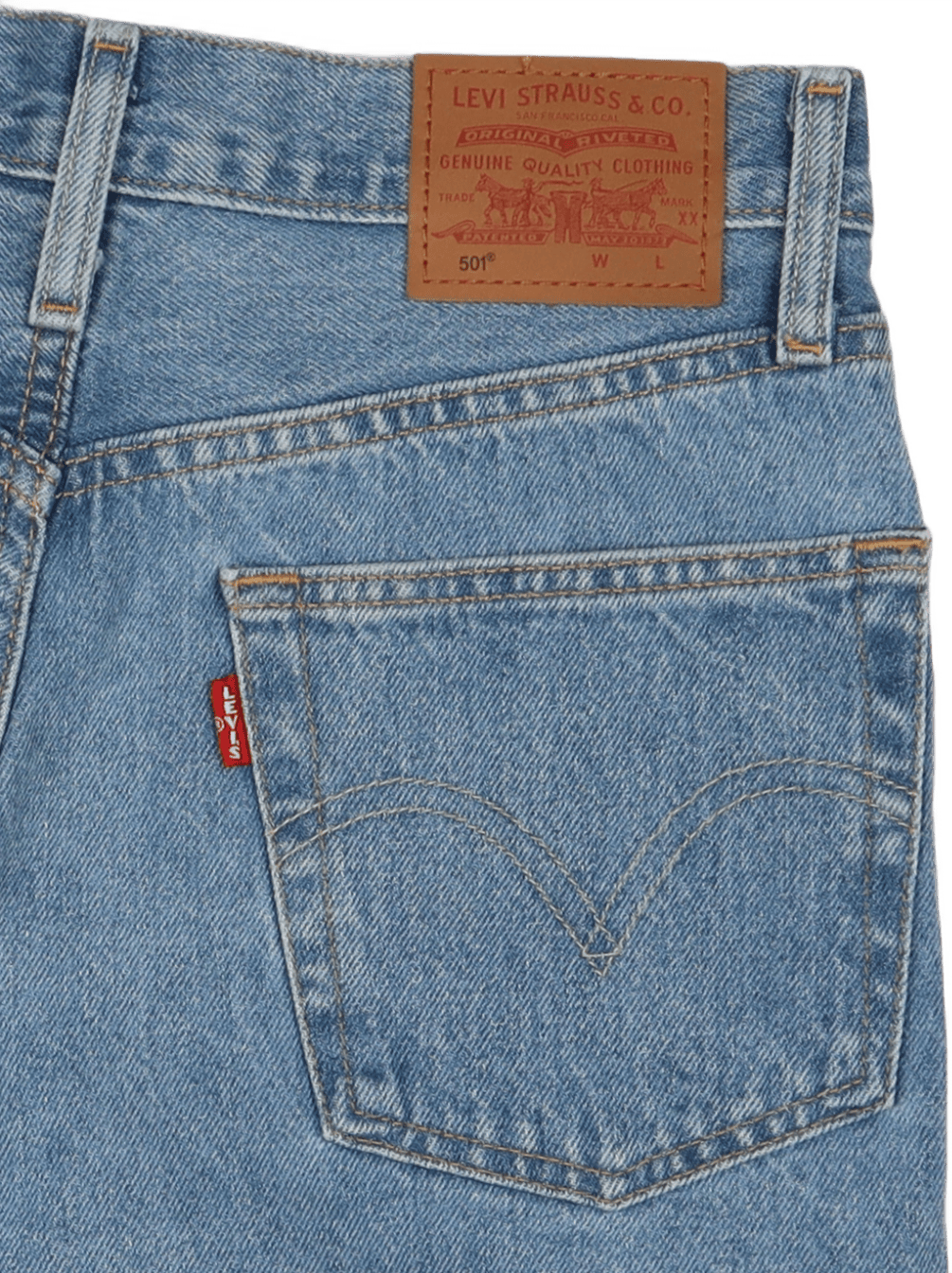 501 Rolled Shorts Blue - Bild 3