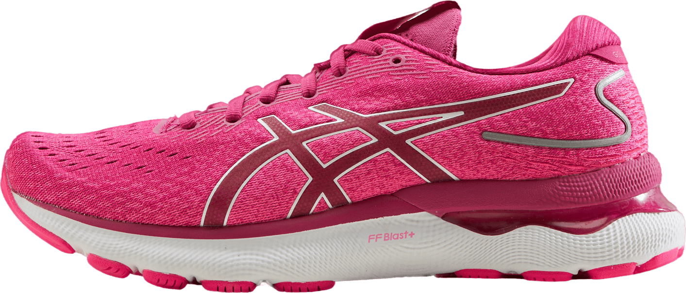 Gel-nimbus 24 Fuchsia Red/white, Female, Topánky, Bežecké topánky, Beží, Ružová, EU 42