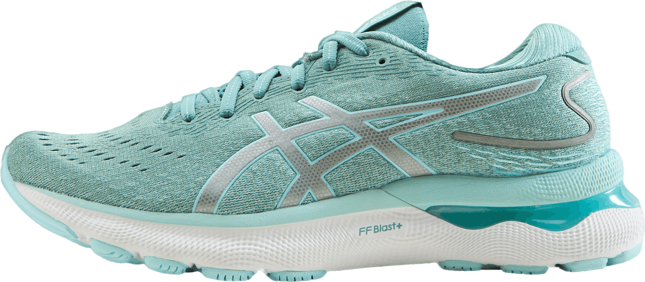 Gel-nimbus 24 Sage/clear Blue, Female, Sapatos, Tênis de corrida, Corrida, Azul, EU 38