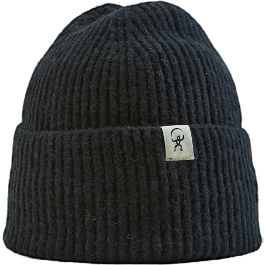 Minty Knitted Cap Black