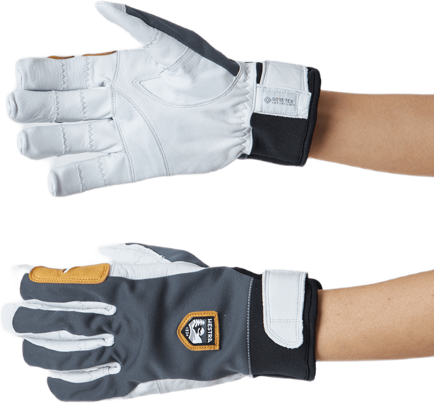 Ergo Grip Active – 5 Finger Grå / Offwhite