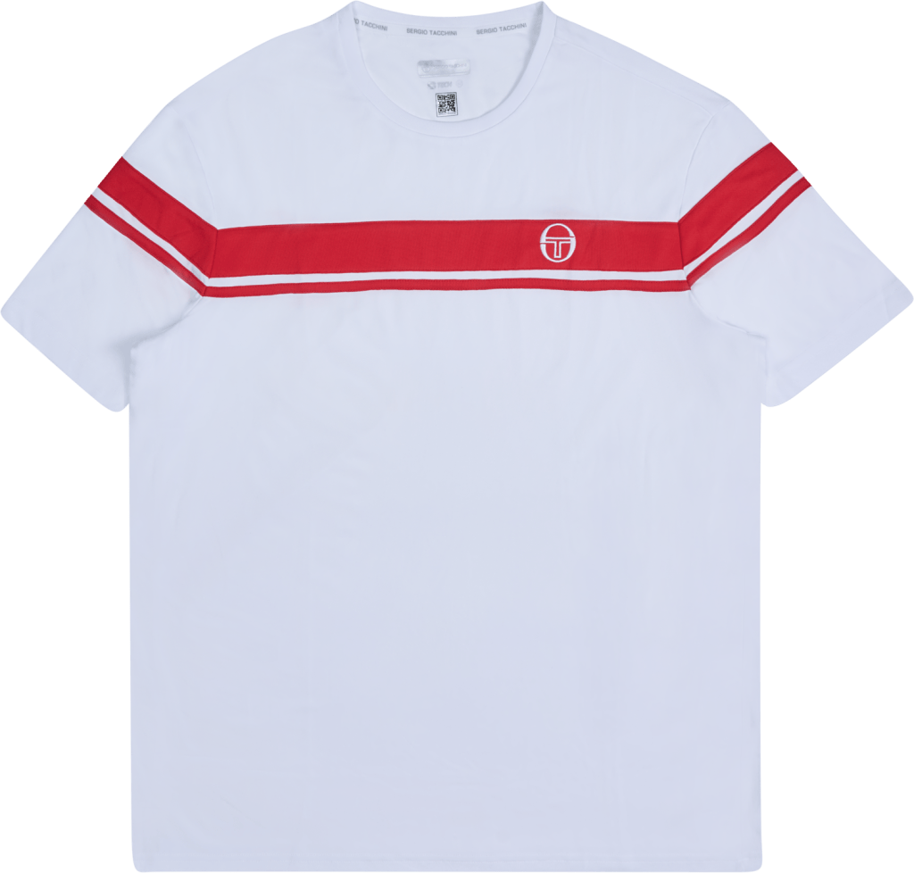 Young Line Pro T-shirt White/red, Male, Odzież, Podkoszulek, Biały, XXL