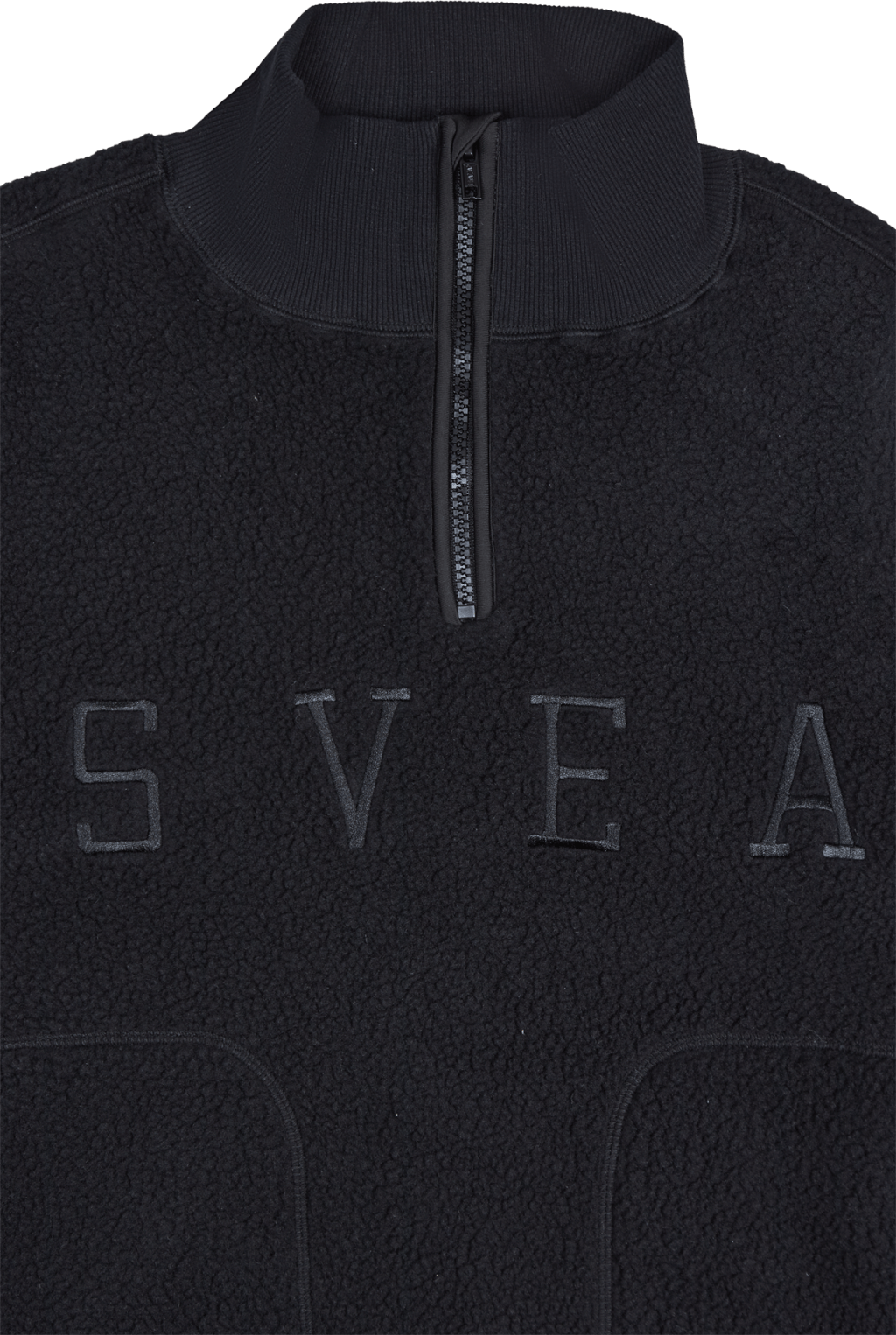 W. Half Zip Pile Black - Bild 3