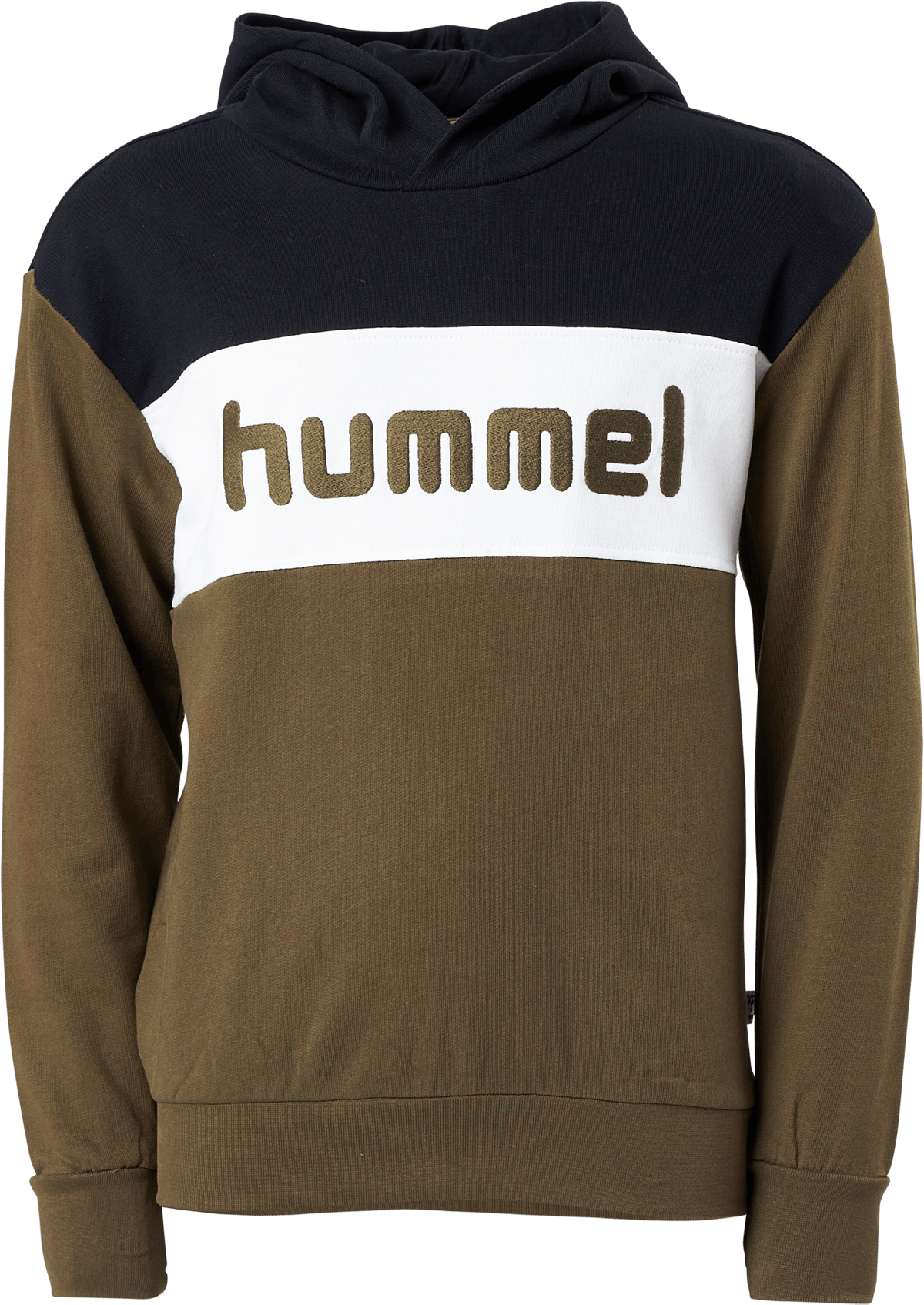 Hmlmorten Hoodie Dark Olive, Unisex, Apparels, Shirts, Green, 176