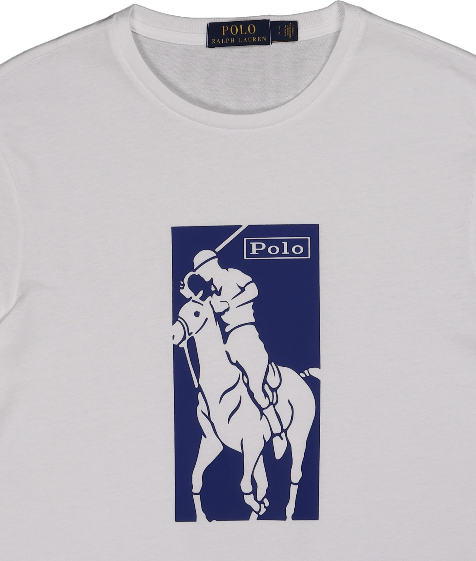 Custom Slim Fit Big Pony Logo T-Shirt White - Bild 2